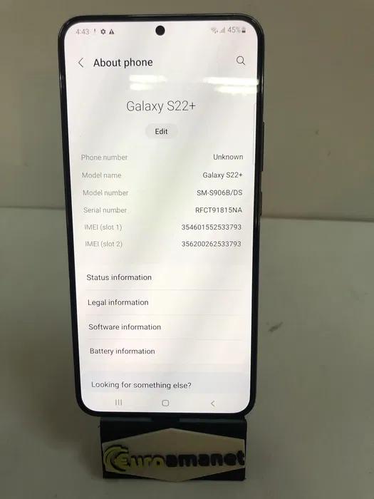Telefon Samsung S22+ 128 GB Phantom Black Box image 4