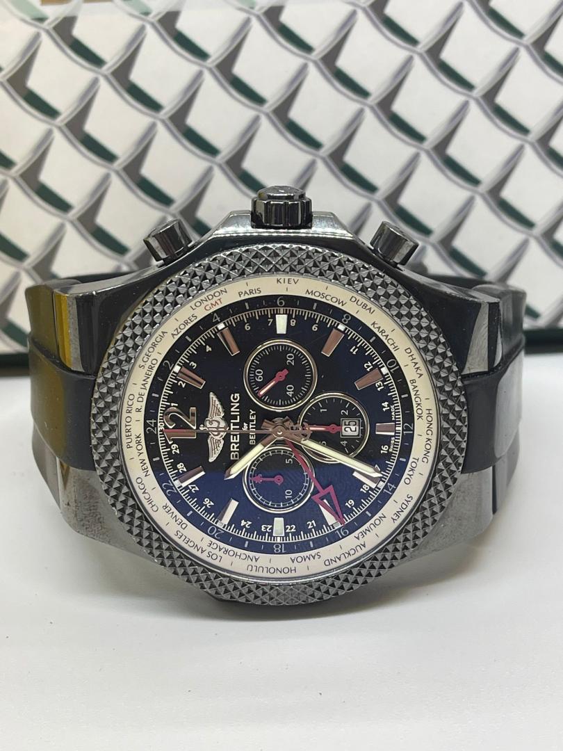 Ceas Breitling Bentley GMT Midnight M47362 Ful box