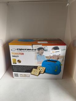Prajitor de paine Esperanza EKT003B, 750 W, color albastru