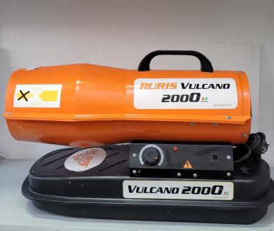Ruris VULCANO 2000S - Tun de caldura pe motorina, 20 kW, 550 m3/h, 12 l, ardere directa, monofazat