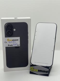 Telefon mobil Apple iPhone 16, 128GB, 5G, Black, Neactivat, Nou