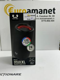 Boxă Wireless XL Fresh 'n Rebel - Sunet Puternic și Lumini LED, Perfectă pentru Petreceri