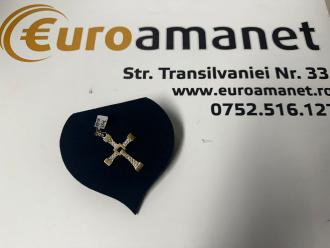 Medalion Aur 14K - Cruce, 11.15 Gr.