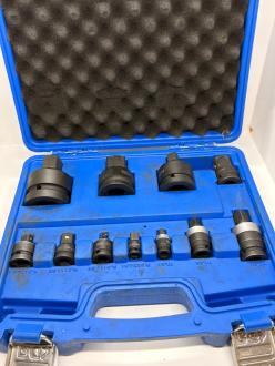 Set adaptoare de impact cu articulatii BGS 25140, 6,3mm 1/4"-25mm 1"