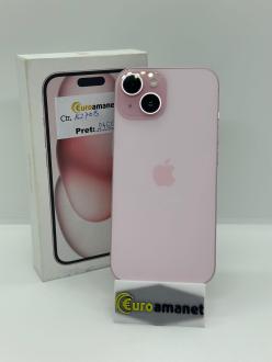 Telefon mobil Apple iPhone 15, 128GB, 5G