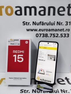 Telefon mobil Xiaomi Redmi 15, 6GB RAM, 128GB