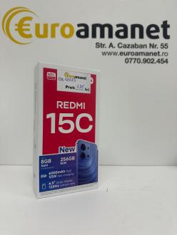 Telefon mobil Xiaomi Redmi 15C, 4GB RAM, 256GB, 4G, Midnight Black