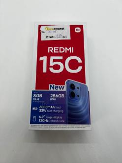 Xiaomi Redmi 15, 8GB RAM, 256GB, 5G, Midnight Black - SIGILAT