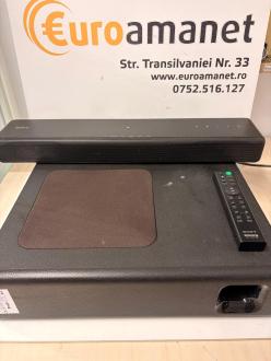 Soundbar compact Sony MT300, Bluetooth, subwoofer wireless, Negru