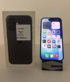 Telefon mobil Apple iPhone 16, 128GB Bat 90%