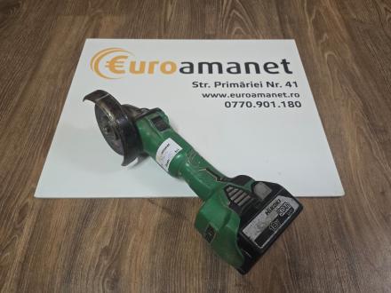 Polizor unghiular cu acumulator Hikoki G1813DVEWQZ, 18V, 125 mm