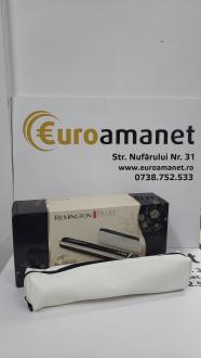 Placa de indreptat parul Remington S9500, 235 grade, LCD, Easy lock, negru/gri