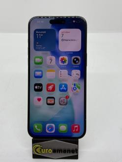 Telefon mobil Apple iPhone 15 Pro Max, 256GB, 5G, Black Titanium