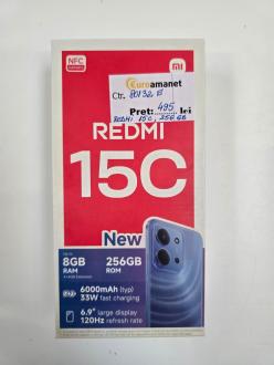 Telefon mobil Xiaomi Redmi 15C, 4GB RAM, 256GB, 5G, Midnight Black