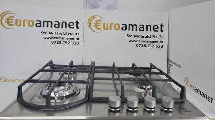 Plita incorporabila Electrolux EGH6343BOX, Gaz, 4 Arzatoare, 60 cm, Aprindere electrica, Gratare fonta, Inox