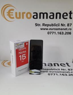 Telefon Mobil Xiaomi REDMI Note 15 , 8GB RAM, 256GB, VERDE LUMINOS