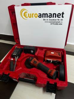 Polizor unghiular AG 4S-22 pe acumulator 