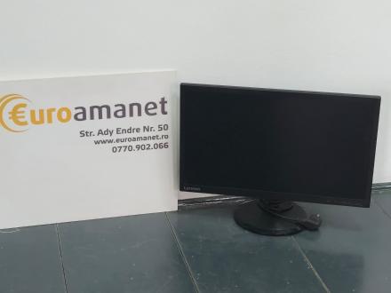 Monitor LED TN LENOVO D22-20, 21.5", Full HD, 75Hz, negru