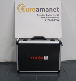 Set trusa scule si unelte Meister, utilizare universala, cu valiza tip troller