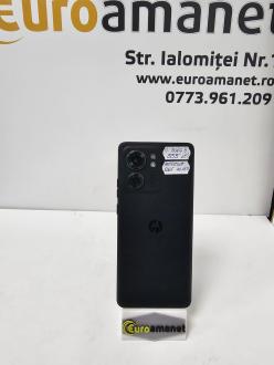 Telefon mobil Motorola Edge 40, Dual SIM, 8GB RAM, 256GB, 5G, Leather Eclipse Black