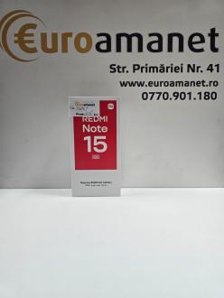 Telefon Mobil Xiaomi REDMI Note 15 Pro, 8GB RAM, 256GB, Black + Woven Strap Ring Stand