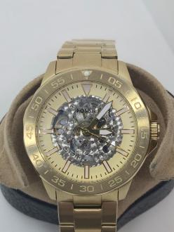 Ceas automatic cu cadran cu mecanism vizibil Fossil BQ2680 Bannon