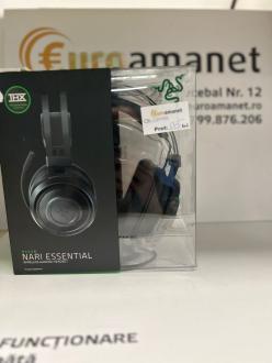 Casti gaming wireless Razer Nari Essential, surround THX, Negru
