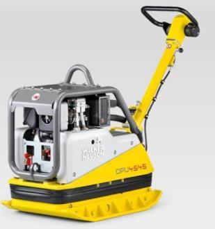 Placa compactoare reversibila Wacker Neuson DPU4545Hech, diesel, pornire electrica, sistem Compatec, greutate 424 kg, forta de impact 45 kN