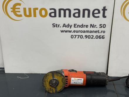 Polizor unghiular (flex) Black & Decker BEG010, 710 W, 115 mm diametru disc, 12.000 RPM, intrerupator automat