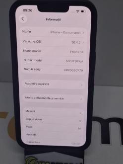 Telefon mobil Apple iPhone 14, 128GB