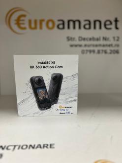 Camera video sport INSTA360 X5 Standard Bundle, 8K, Wi-Fi, Bluetooth, negru