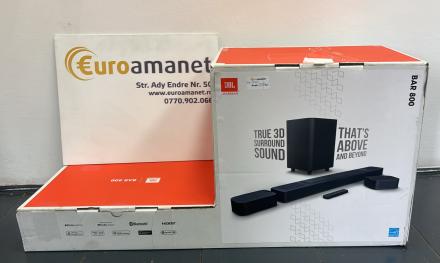 Soundbar JBL BAR 800, 5.1.2, Sateliti detasabili, 720W, Dolby Atmos, Wi-Fi, Airplay, HDMI eArc, Negru
