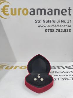 Set Cercei Argint si Medalion