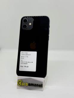 Telefon mobil Apple iPhone 12, 64GB, 5G, Black, Bat. 77%, -A-