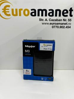 HDD extern Maxtor M3 portabil 1TB, 2.5", USB 3.0, Negru