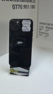 Telefon mobil Apple iPhone 14, 128GB, 5G, Midnight, 75% Baterie