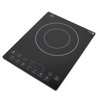 Plita electrica cu inductie Switch On IC-D0201, 2000W, 10 trepte incalzire, 7 programe automate, timer, Negru