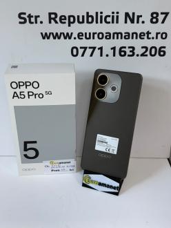 Telefon mobil OPPO A5 Pro, Dual SIM, 8GB RAM, 256GB, 5G, Black Brown