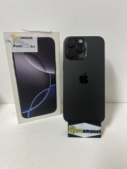 Telefon mobil Apple iPhone 16 Pro Max, 256GB, Bat 96%, 5G, Black Titanium