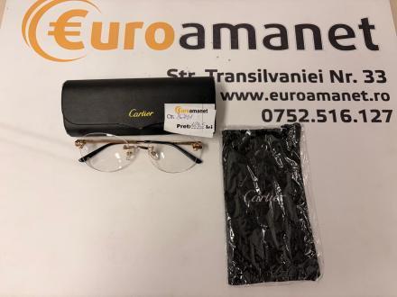 Ochelari de soare Cartier , cu decor Panthere, ramă aurie, noi CT00280, aurii