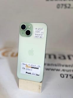 Telefon mobil Apple iPhone 15, 128GB, Baterie 88%