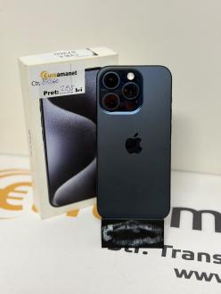 Telefon mobil Apple iPhone 15 Pro, 128GB, Baterie 89%