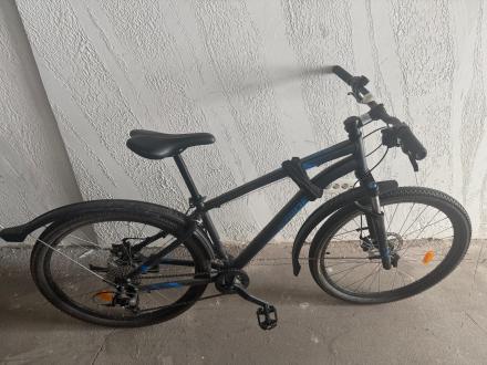 ROCKRIDER  Bicicletă de Munte Touring 27,5" ST 120 - Negru/Albastru