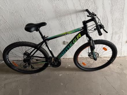 Bicicleta mountainbike Omega Thomas, roata 29", 21 viteze, schimbator Shimano, frana disc mecanica, Negru