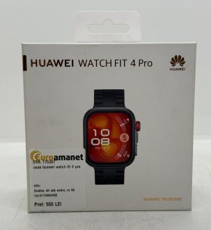 Smartwatch HUAWEI Watch Fit 4 Pro, Black Body with Black Fluoroelastomer Strap